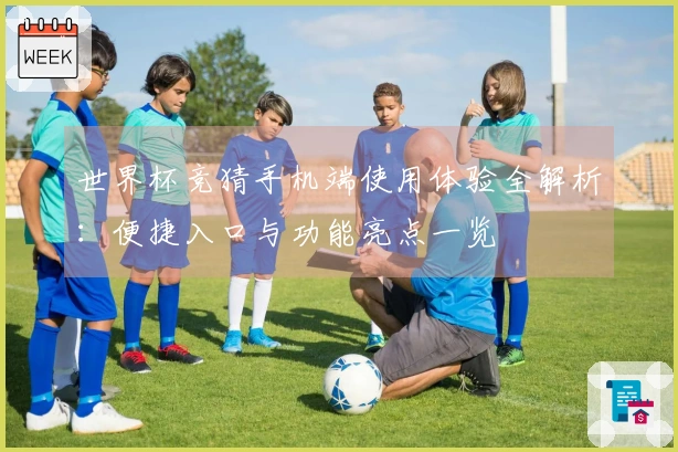 世界杯竞猜手机端使用体验全解析：便捷入口与功能亮点一览
