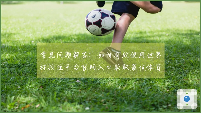 常见问题解答：如何有效使用世界杯投注平台官网入口获取最佳体育直播体验